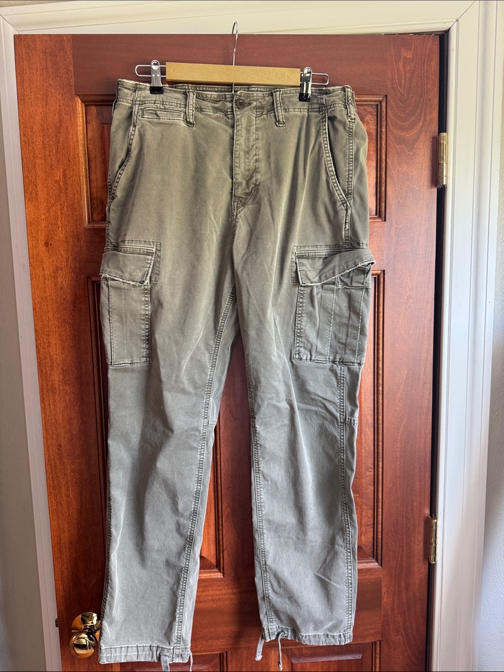 American Eagle Outfitters Men's Olive Cargo Pants